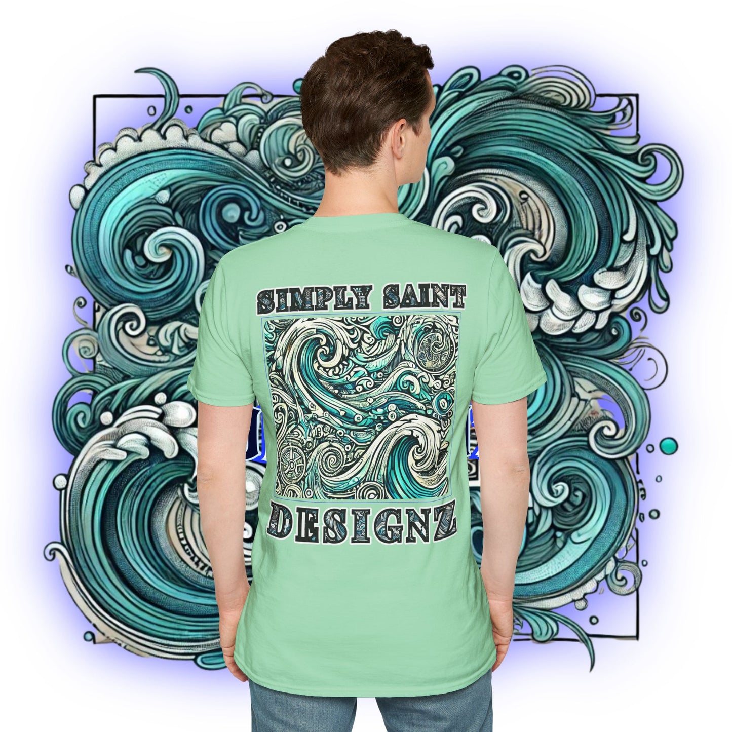 Tidal Harmony Tribal Elegance Tee