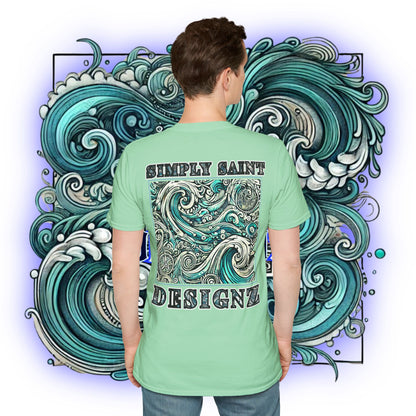 Tidal Harmony Tribal Elegance Tee