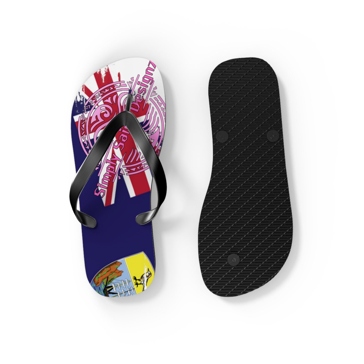 Simply Saint Designz Turtle Tribe Collection Flip Flops – product image 8