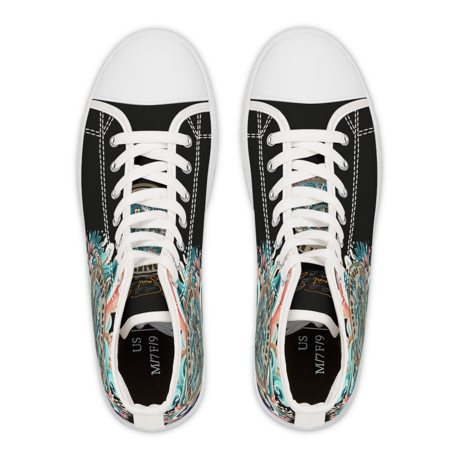 Simply Saint Designz Turtle Tribe Collection High Top Sneakers – product image 2