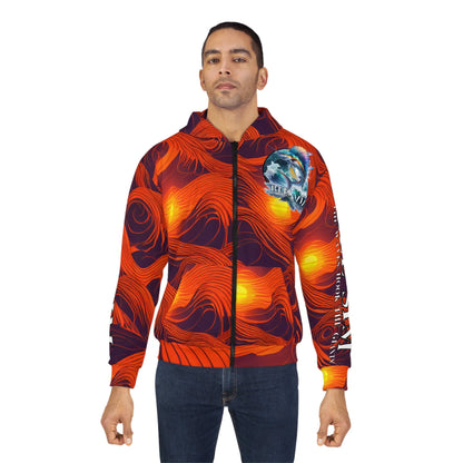 Reel Sim Unisex Zip Hoodie (Sunset Wave) - Simply Saint Designz