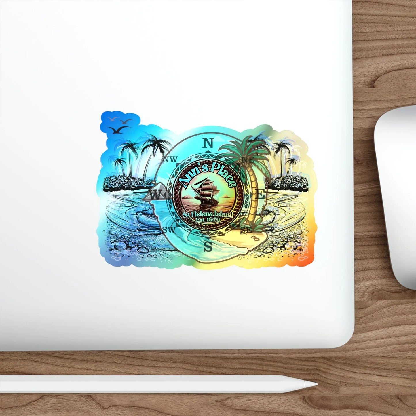 Anns place Holographic Die-cut Stickers - Simply Saint Designz