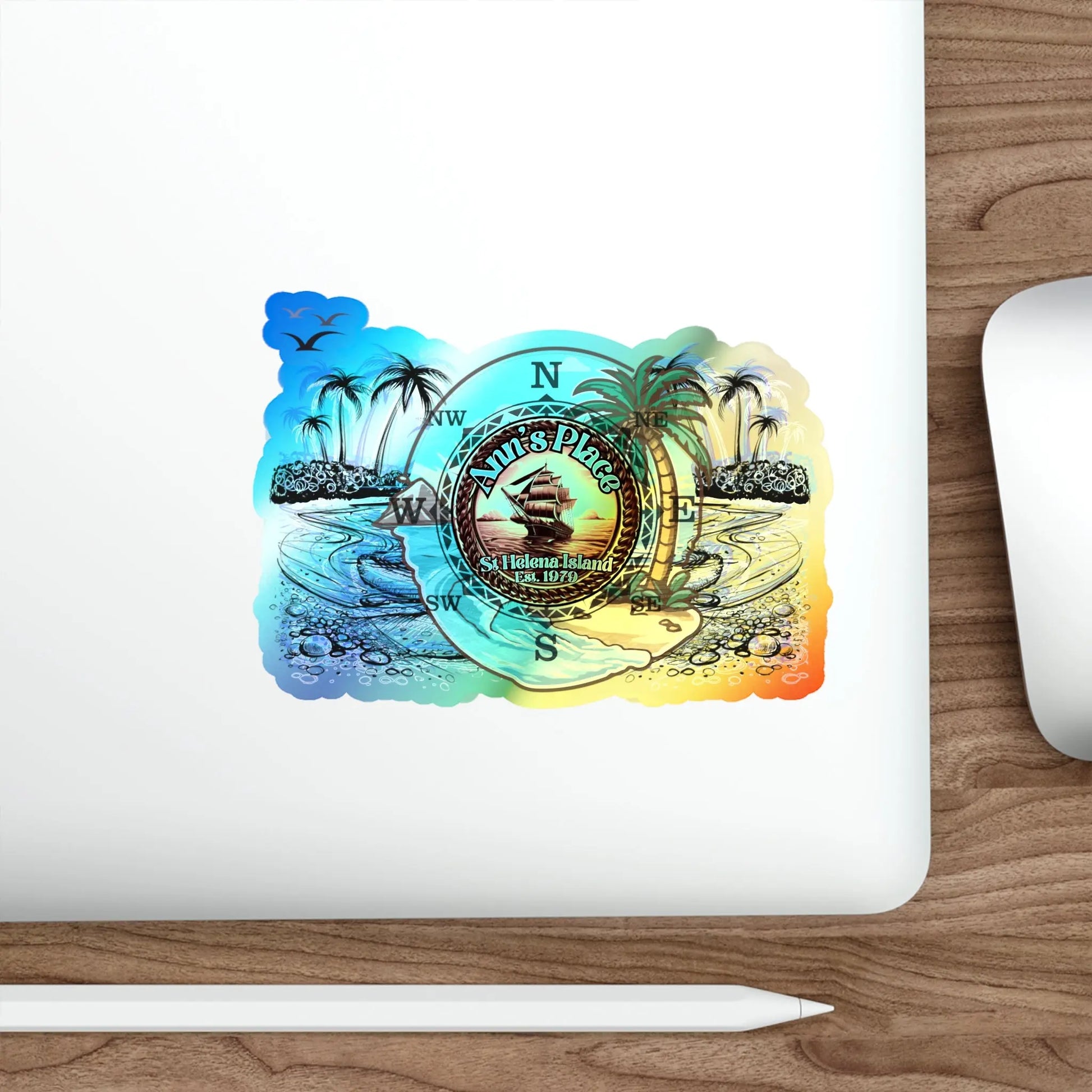 Anns place Holographic Die-cut Stickers - Simply Saint Designz