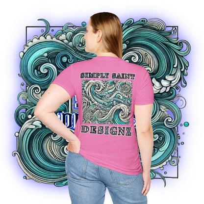 Tidal Harmony Tribal Elegance Tee