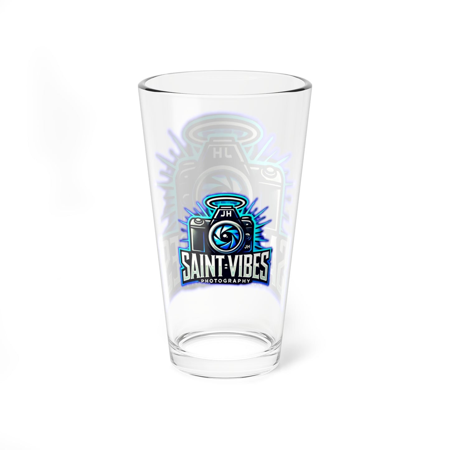 Saint Vibes Photography Mixing Glass 16oz – product image 2