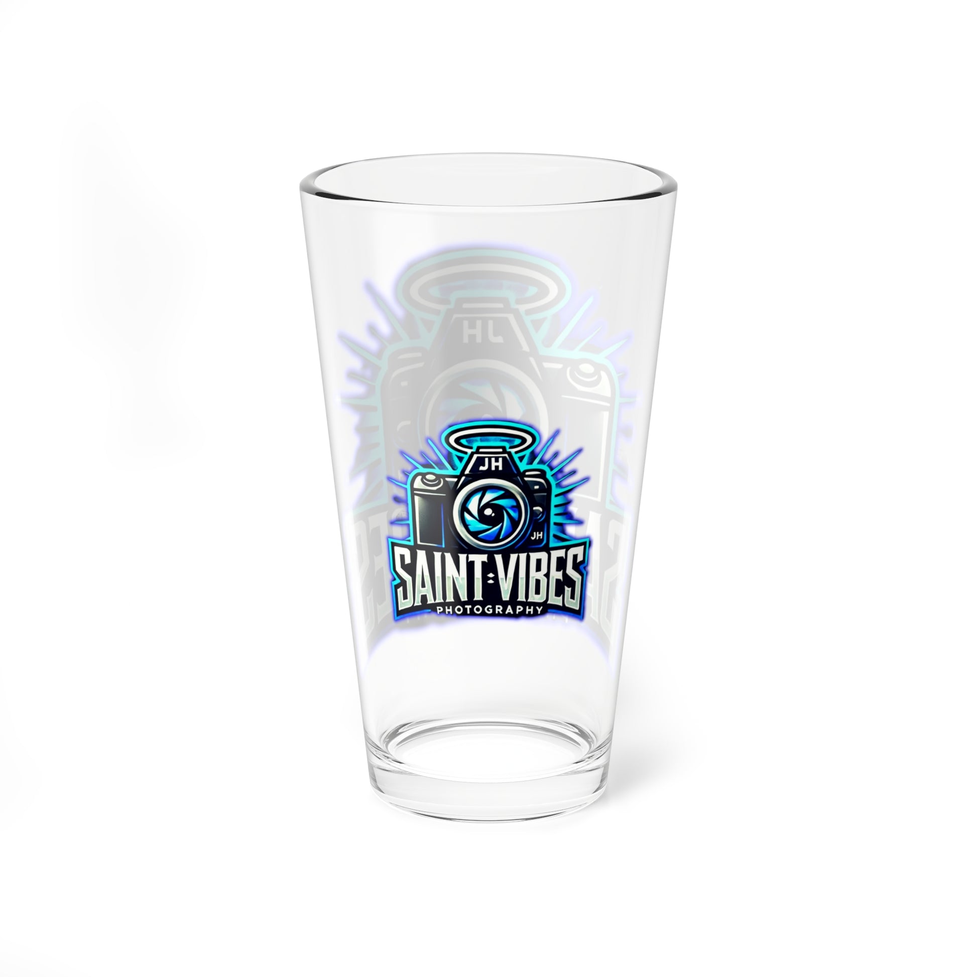 Saint Vibes Photography Mixing Glass 16oz – product image 2