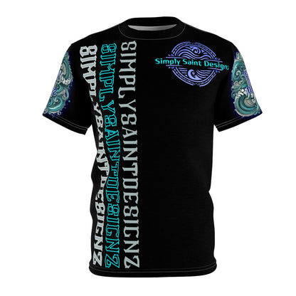 Tropical Skull Performance Tee - Blue & Black – product image 2