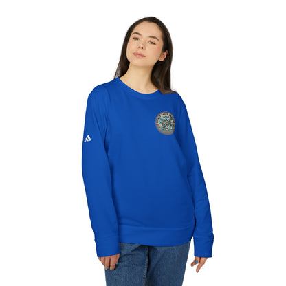 adidas® Unisex Fleece Crewneck Sweatshirt – Turtle Tribe Collection – product image 3