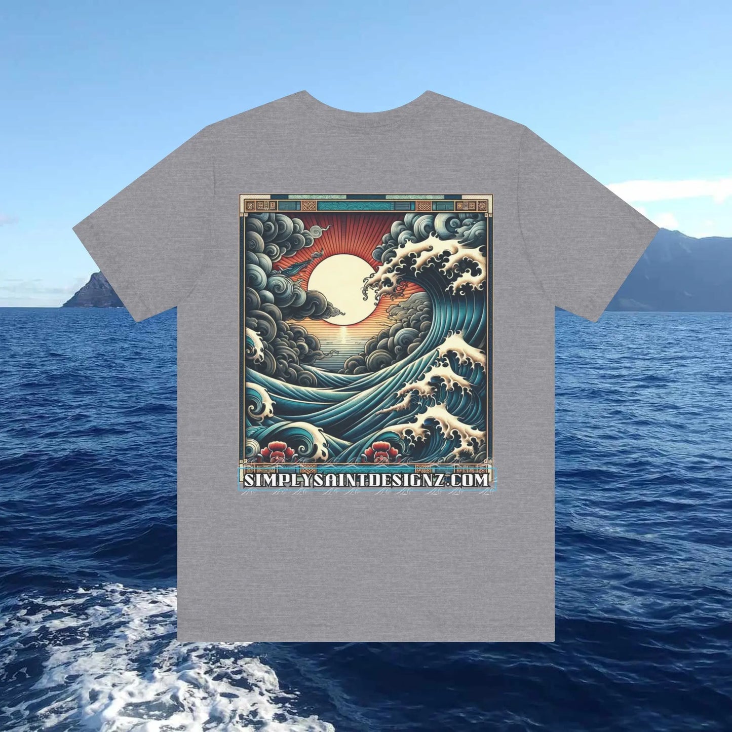 Sunset Surf Tee - Simply Saint Designz