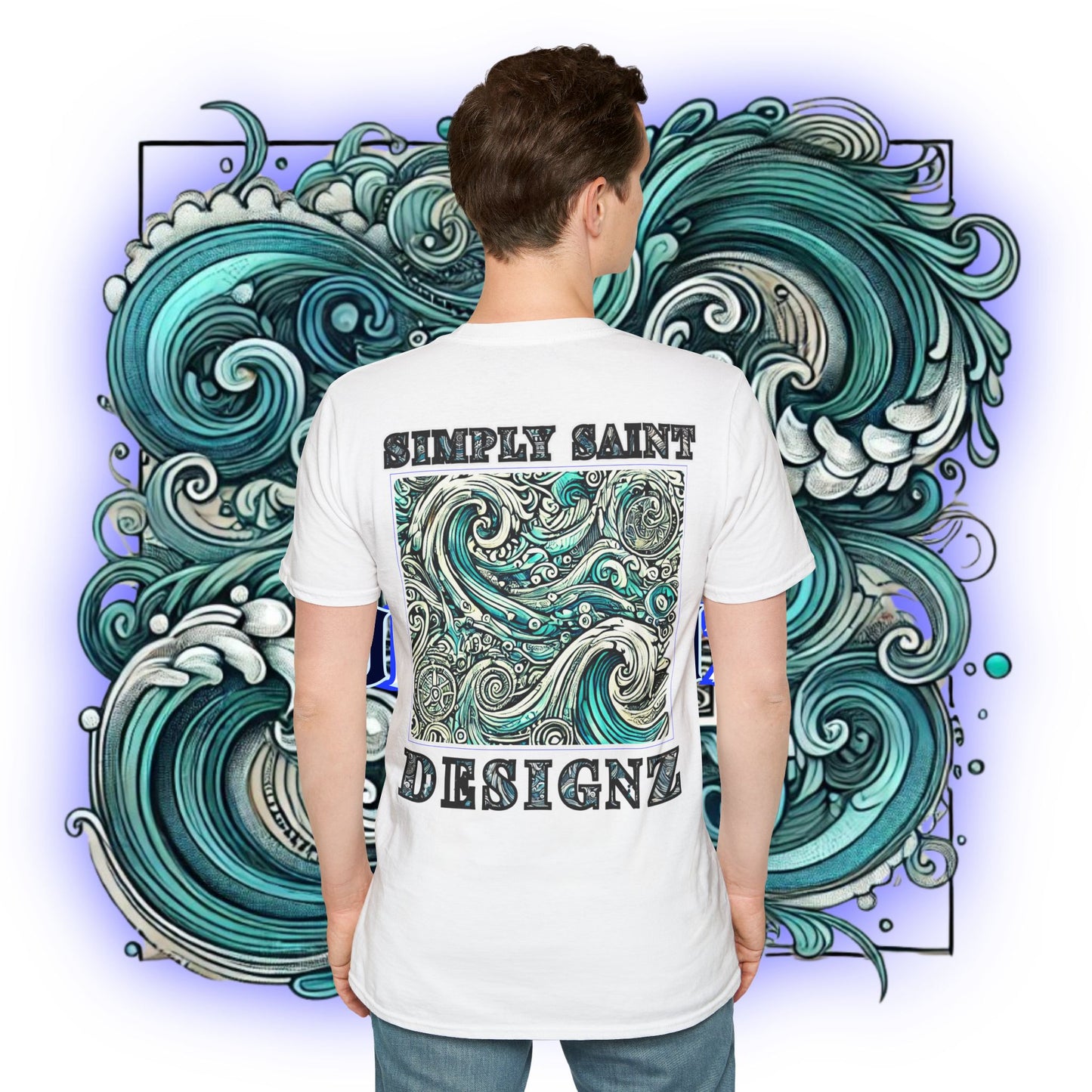 Tidal Harmony Tribal Elegance Tee