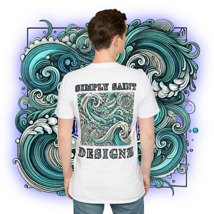 Tidal Harmony Tribal Elegance Tee