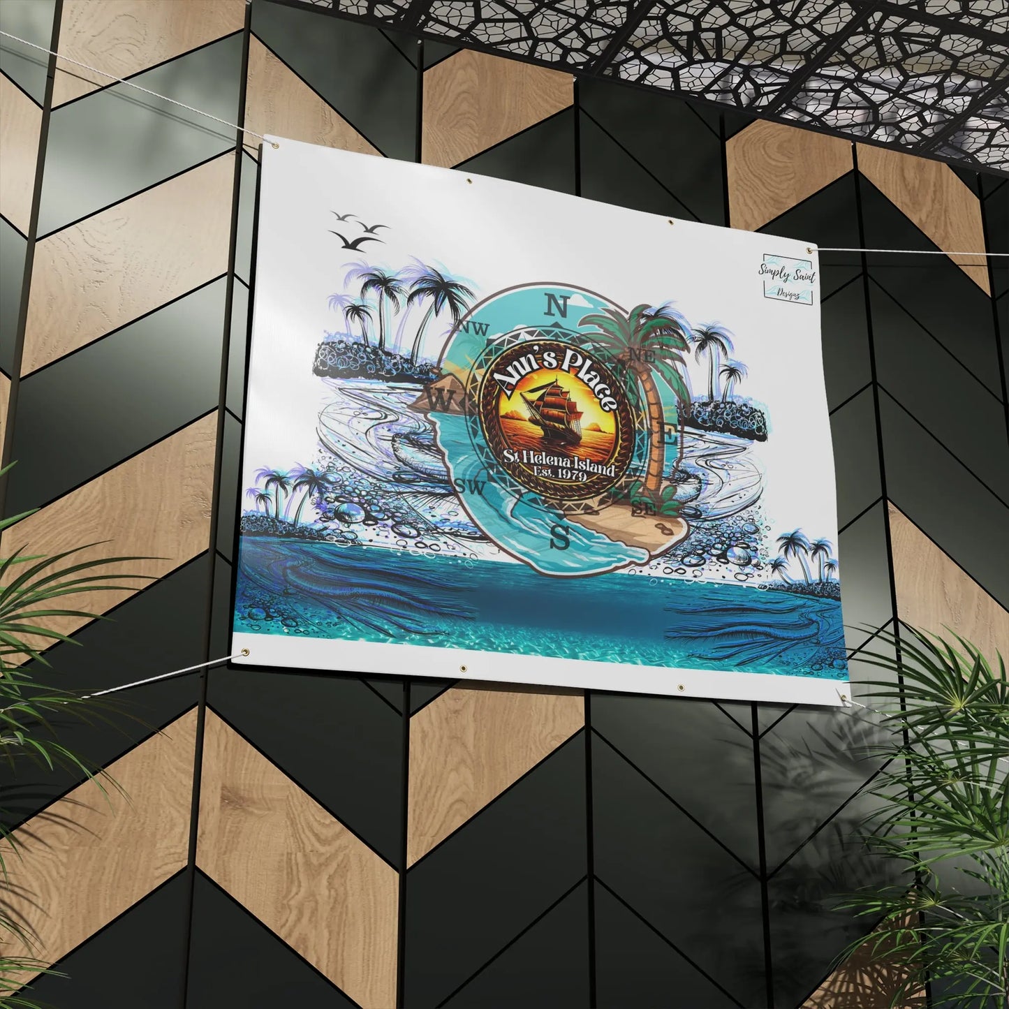 Anns place Matte Banner - Simply Saint Designz