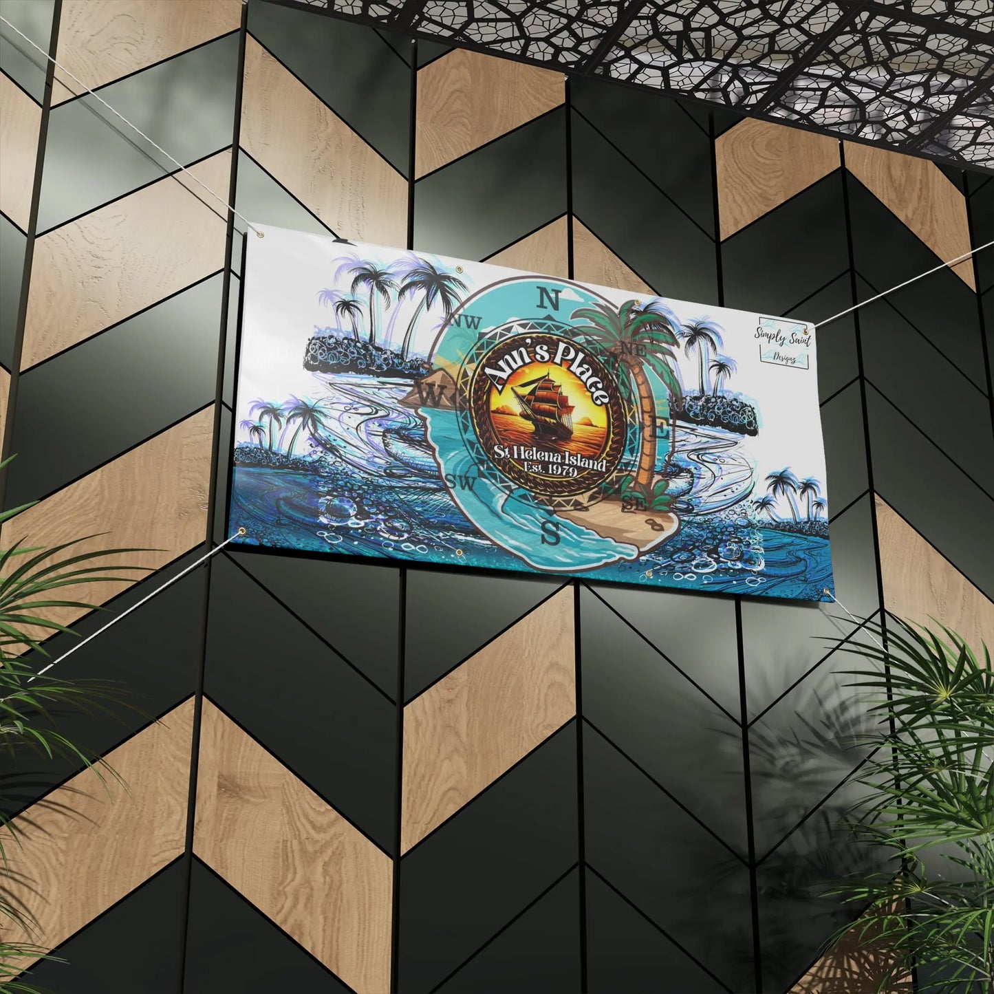 Anns place Matte Banner - Simply Saint Designz