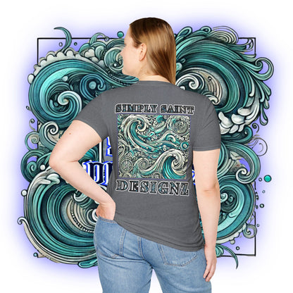 Tidal Harmony Tribal Elegance Tee