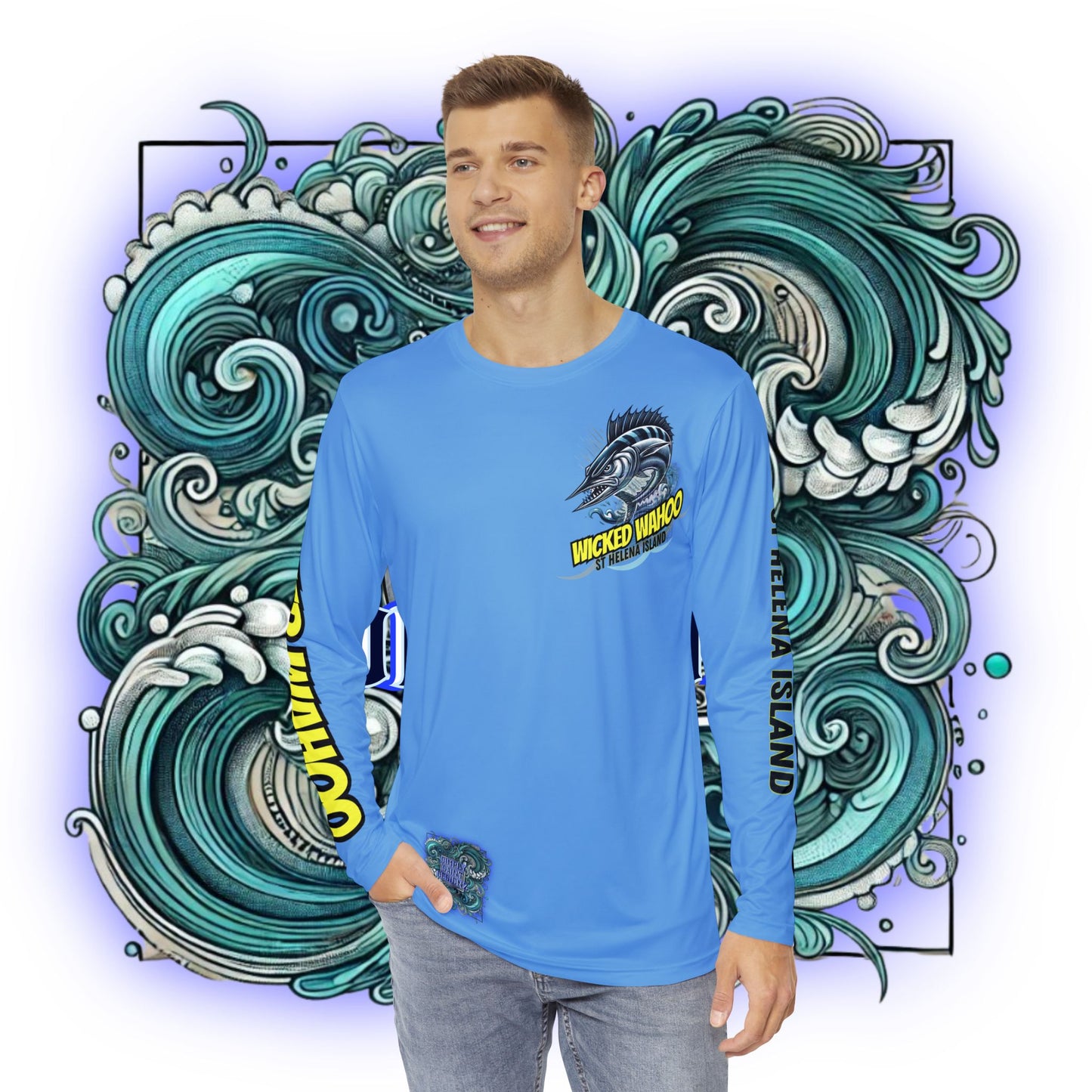 Wicked Wahoo Performance Long Sleeve - Blue – product image 3
