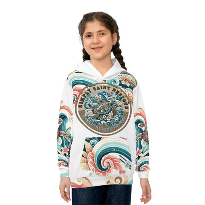 Kids Hoodie – Turtle Tribe Collection – product image 3