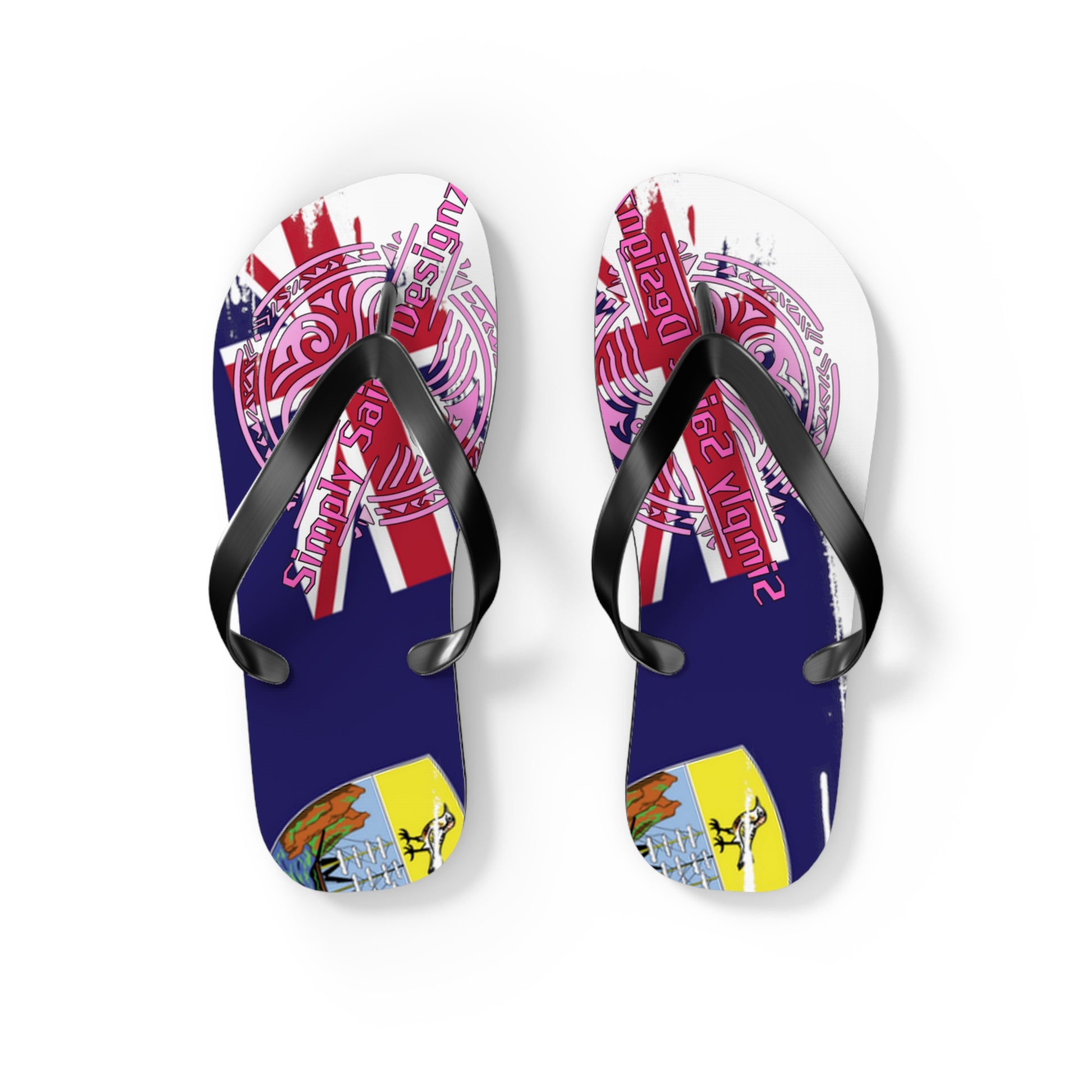 Simply Saint Designz Turtle Tribe Collection Flip Flops – product image 2
