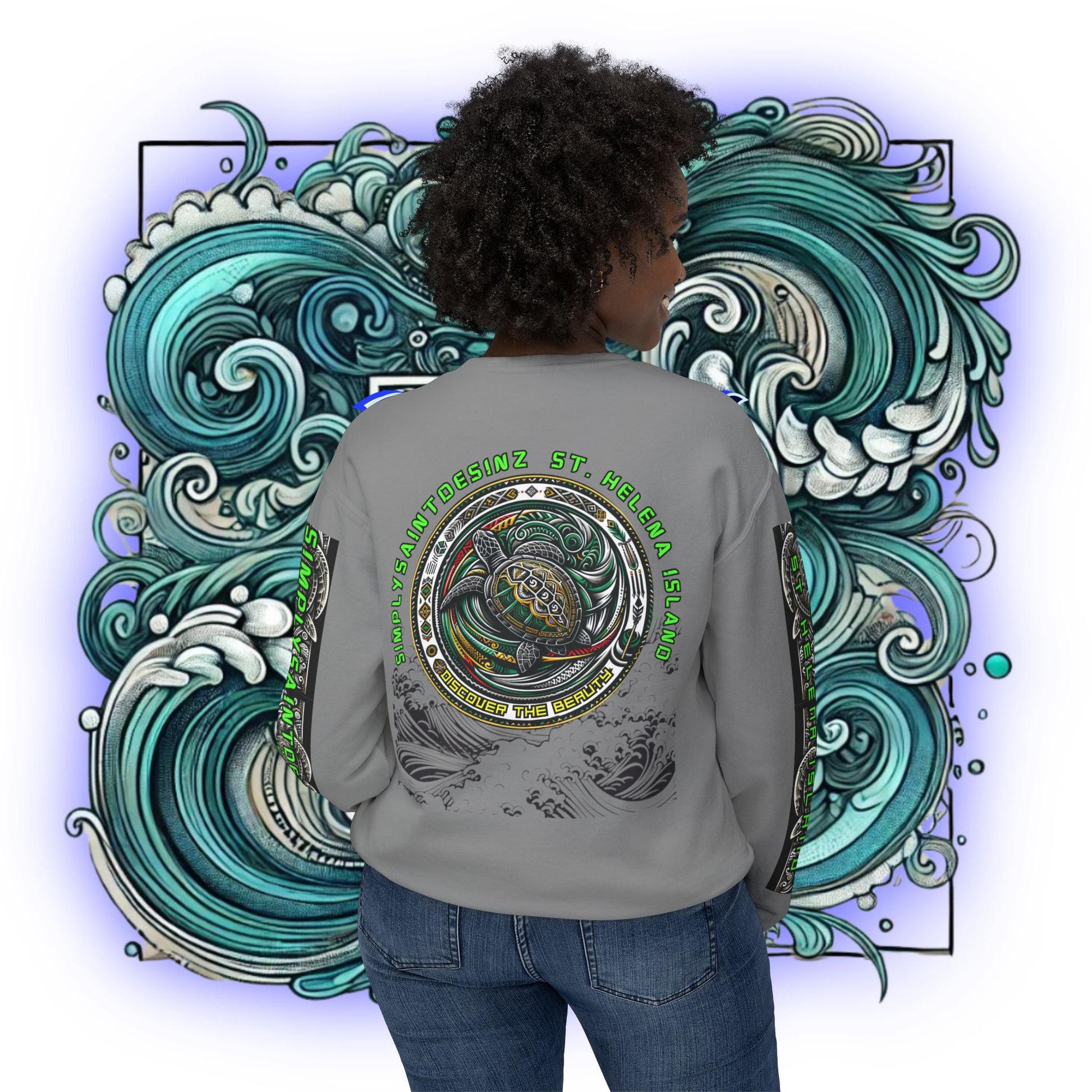 St. Helena Turtle Tribe Crewneck – product image 8