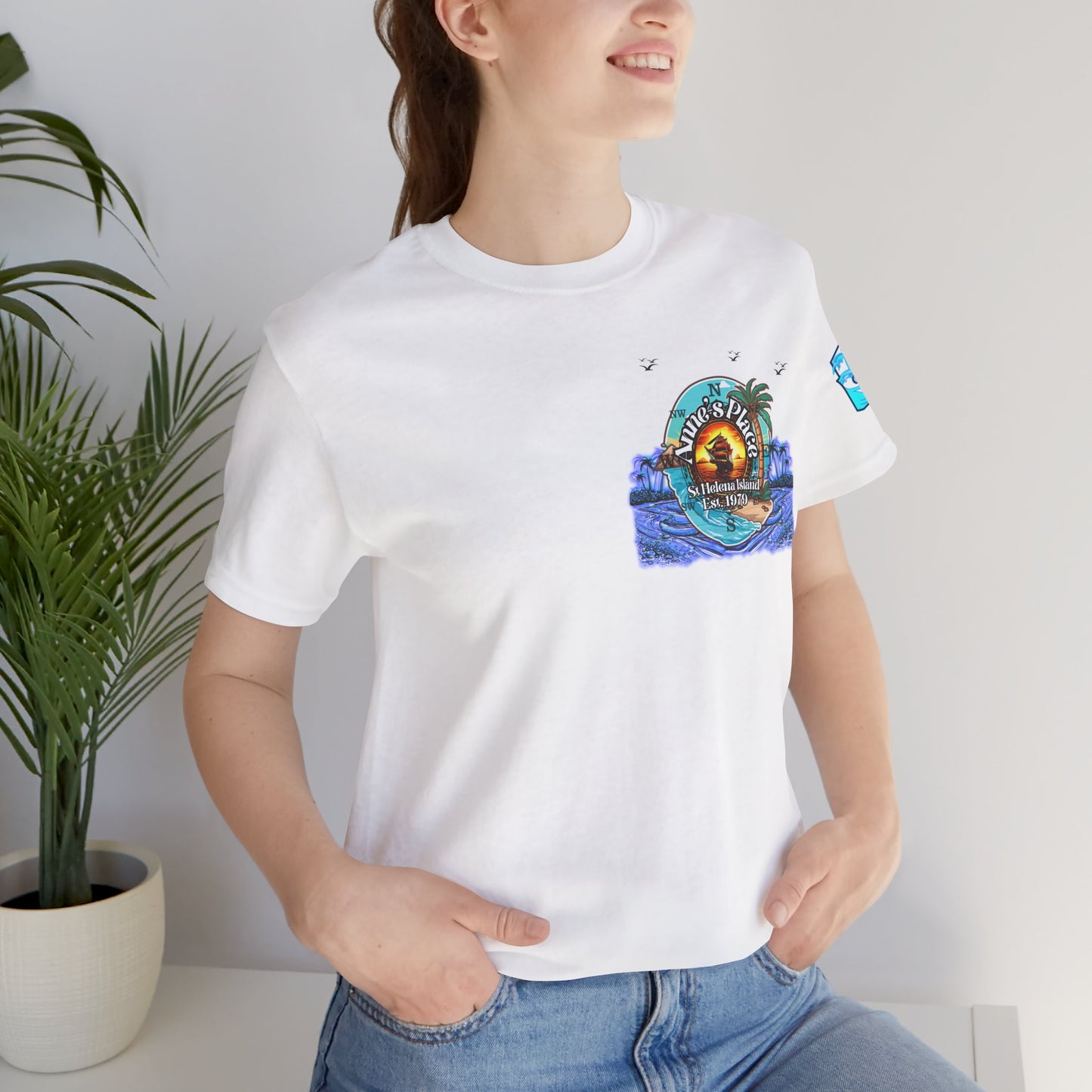 Coastal Vibes Unisex Tee - Anne's Place St Helena – product image 6
