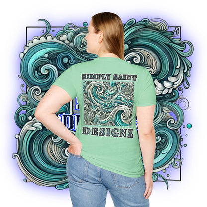 Tidal Harmony Tribal Elegance Tee