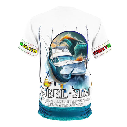 Unisex Cut & Sew Tee (AOP) - Simply Saint Designz