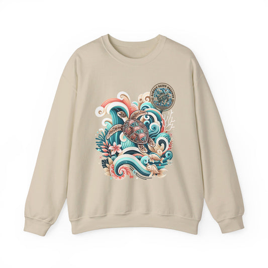 Turtle Tribe Comfort Crewneck Sweatshirt
