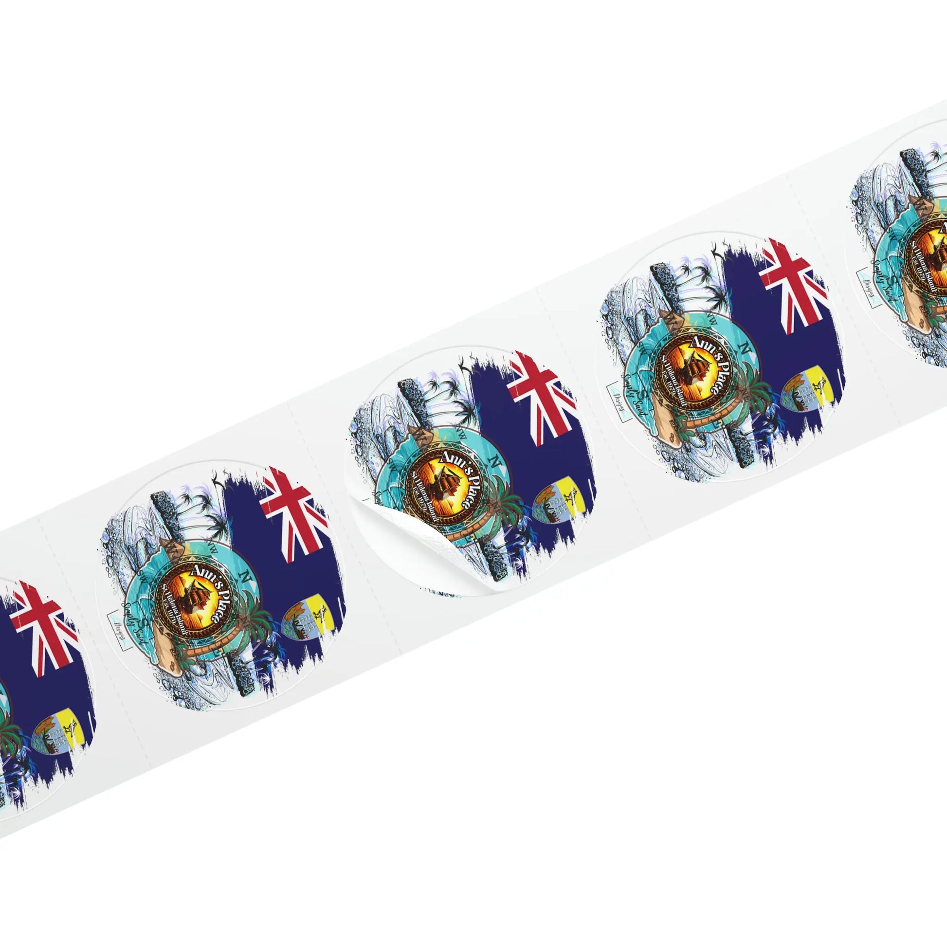 Round Sticker Label Rolls - Simply Saint Designz