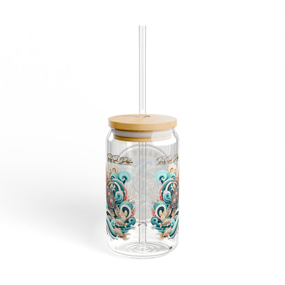 Turtle Tribe Collection 16oz Sipper Glass – product image 3