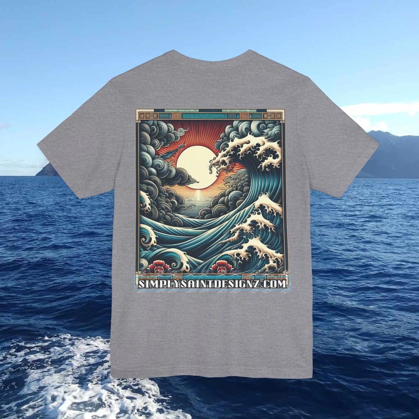 Sunset Surf Tee - Simply Saint Designz