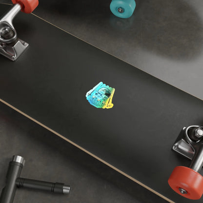 Reel Sim Holographic Die-cut Stickers - Simply Saint Designz
