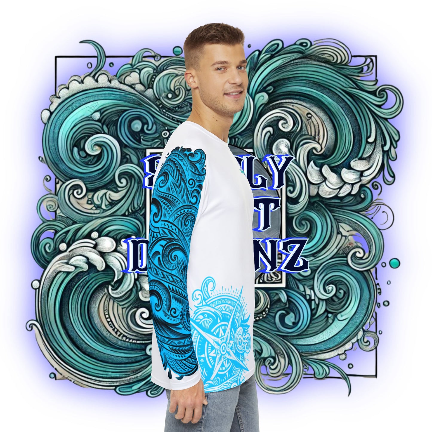 Polynesian-Style Long Sleeve Shirt – Tribal Elegance Collection – product image 6